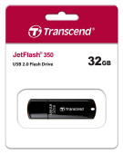 Диск USB Flash Transcend JetFlash 350 32GB USB 2.0 Black