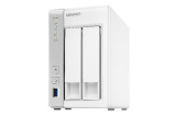 Система зберігання Qnap Ethernet, порти - 2 х RJ-45, 3 x USB 3.0, контролер RAID