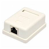 Розетка EPNew RJ-45 1xSTP, кат. 6 зовнішня