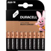 Батарейка Duracell AAA (R03, 286), лужно-алкалинова, 18 шт