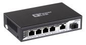 Комутатор 2E 2E-SP402GX 4xGE PoE, 1xGE, 1xSFP Uplink, 65Вт