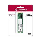 Накопичувач SSD Transcend M.2 2280 512GB MTE110S, Тип флеш-пам'яті - 3D TLC NAND, PCI-E 3.0 (x4), 1700 Mb/s, 1500 Mb/s, 80 x 22 x 3.58 мм, 8 г