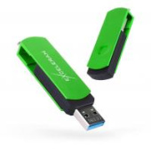 Диск USB Flash Exceleram Об'єм пам'яті - 32 Gb, інтерфейс - USB 3.1, матеріал корпусу - пластик/метал, зелений, вушко для кріплення до брелка