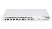 Бездротовий маршрутизатор MikroTik CCR1072-1G-8S+ CCR1072-1G-8S+ 1U rackmount, 1x Gigabit Ethernet, 8xSFP+ cages, LCD 72 cores x 1GHz CPU, 16GB RAM, up to 120 million packets per second, 80Gbps throug
