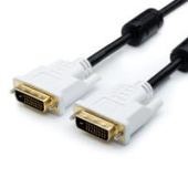 Кабель Atcom DVI-DVI 1.8м чорний, з двома ферритовими кільцями, 24/24-pin