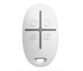 Брелок AJAX SpaceControl (white) з тривожною кнопкою, 4 кнопки. 20 мВт, 868 МГц. 1300 м. Колір: білий