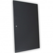 Двері для шаф  CMS настінна серія  MGSWA цільнометалеві 21U, чорні (шт.)