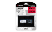 Накопичувач SSD Kingston M.2 2280 240GB TLC, SATA 6Gb/s, 500Mb/s, 320Mb/s, 1.0 млн.  годин 80 x 22 x