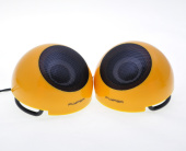 Колонки Flyper FDD-254 2.0, USB & AC, 2*3Вт, помаранчевий, діапазон частот: 200-20000 Гц, регулювання гучності