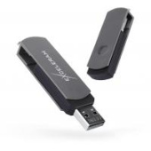 Диск USB Flash Exceleram P2 Series Gray/Black USB 2.0 32 Gb EXP2U2GB32