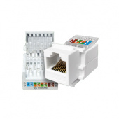 Модуль CMS LW-KJ16-C6 KeyStone RJ45 UTP, кат. 6, безінструментний, LW