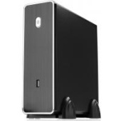 Корпус Vinga для неттопів, типорозмір - Microtower, для мат. плат - Mini - ITX, з блоком живлення