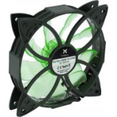 Вентилятор Vinga 12025-15-G 120 мм, 1200RPM, пластик, 19.4dB, Molex, 120 х 120 х 25 мм, зелений