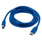 Кабель USB Atcom AM/BM 3.0м, USB 3.0, синій, для периферії