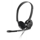 Навушники Sennheiser PC 3 CHAT grey, дротові, кріпл. на вухо, 50-15000 Гц, 114дБ, 32 Ом, довжина каб. 3м