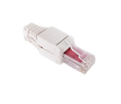 Модуль ES WT-6084-UTP Keystone RJ45 UTP, кат.6, Tooless, безінструм.,  Корпус - прозорий ударостійкий