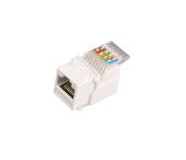 Модуль ES WT-2063A Keystone RJ45 UTP, кат.5E, вузький, Tooless, безінструментальний