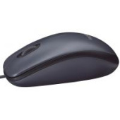 Миша Logitech M90 USB, Dark Grey, оптична світлодіодна, дротова, 2 кн. + scroll, 1000 dpi