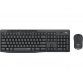 Комплект Logitech MK295 Silent Graphite USB Black Wireless Desktop  Rus