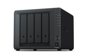 Мережеве сховище Synology DS920+ 2048 Мб, HDD - 2,   3.5"  SATA HDD, 2.5"  SATA HDD, 2.5"  SATA SSD,  Ethernet, порти - 2 x USB 3.0, слот SD,  RAID